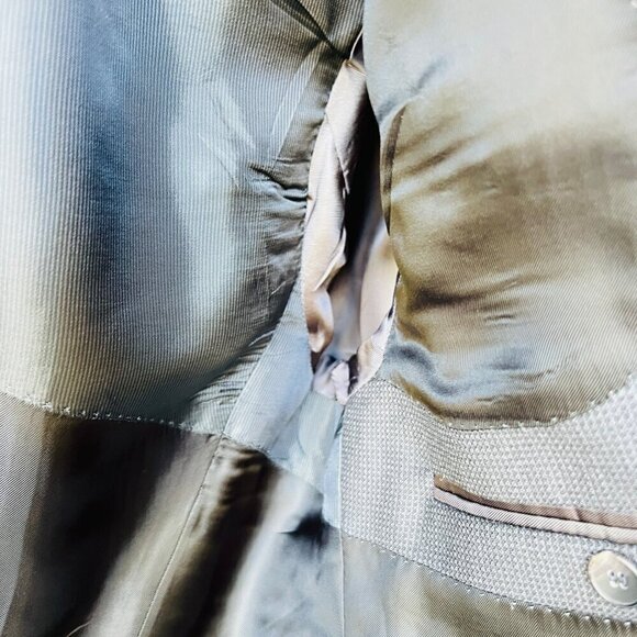 Boss Hugo Boss Huge4/Genius3 Wool slim sport coat, textured gray, Size 40R - Picture 16 of 16